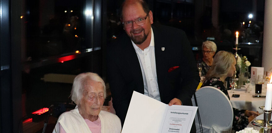 Kategorie „Besonderes Engagement Waldtraut Kerstan“ (v.l.n.r.): Waldtraut Kerstan, Martin Stichnoth