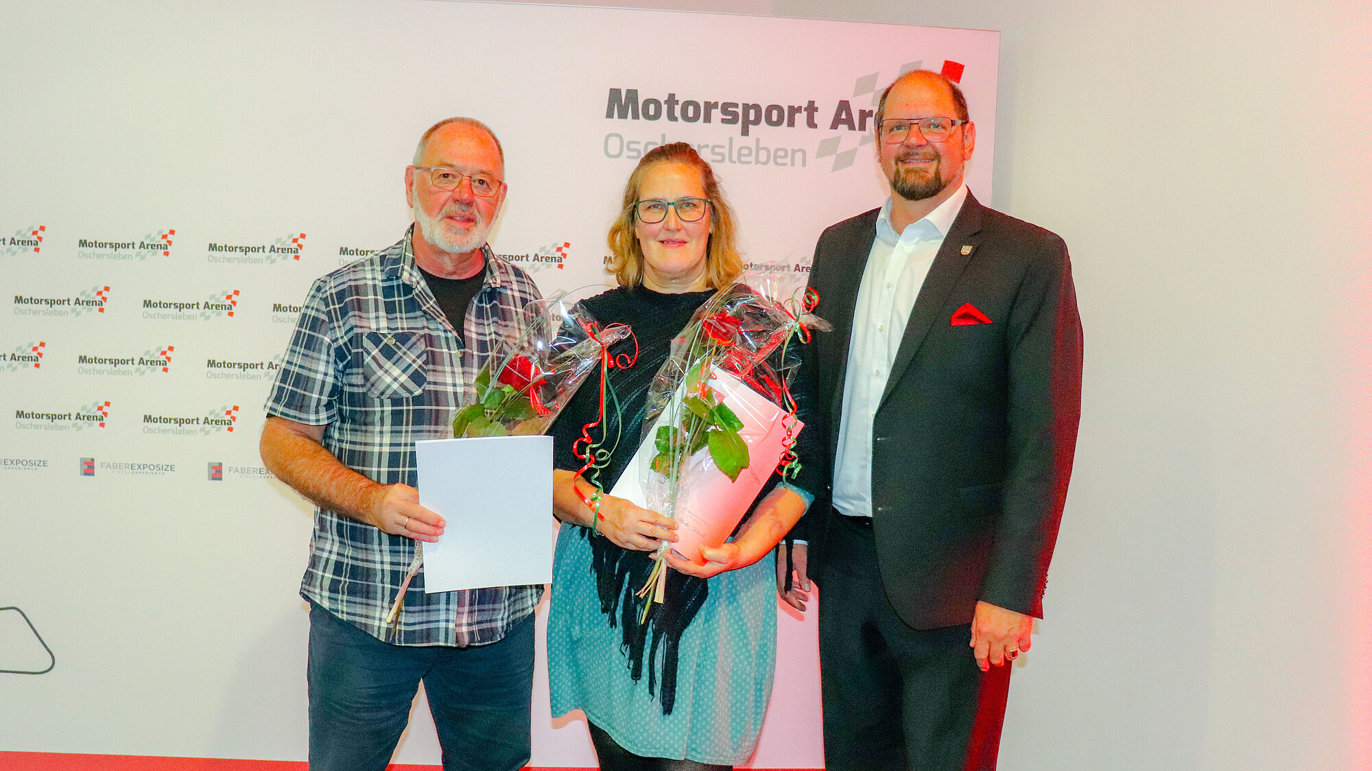 Kategorie „Besonderes Engagement“ (v.l.n.r.): Hans-Ekkehard Stieglitz, Anett Ranwig, Martin Stichnoth