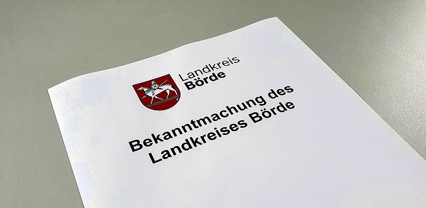 Bekanntmachung Bekanntmachung